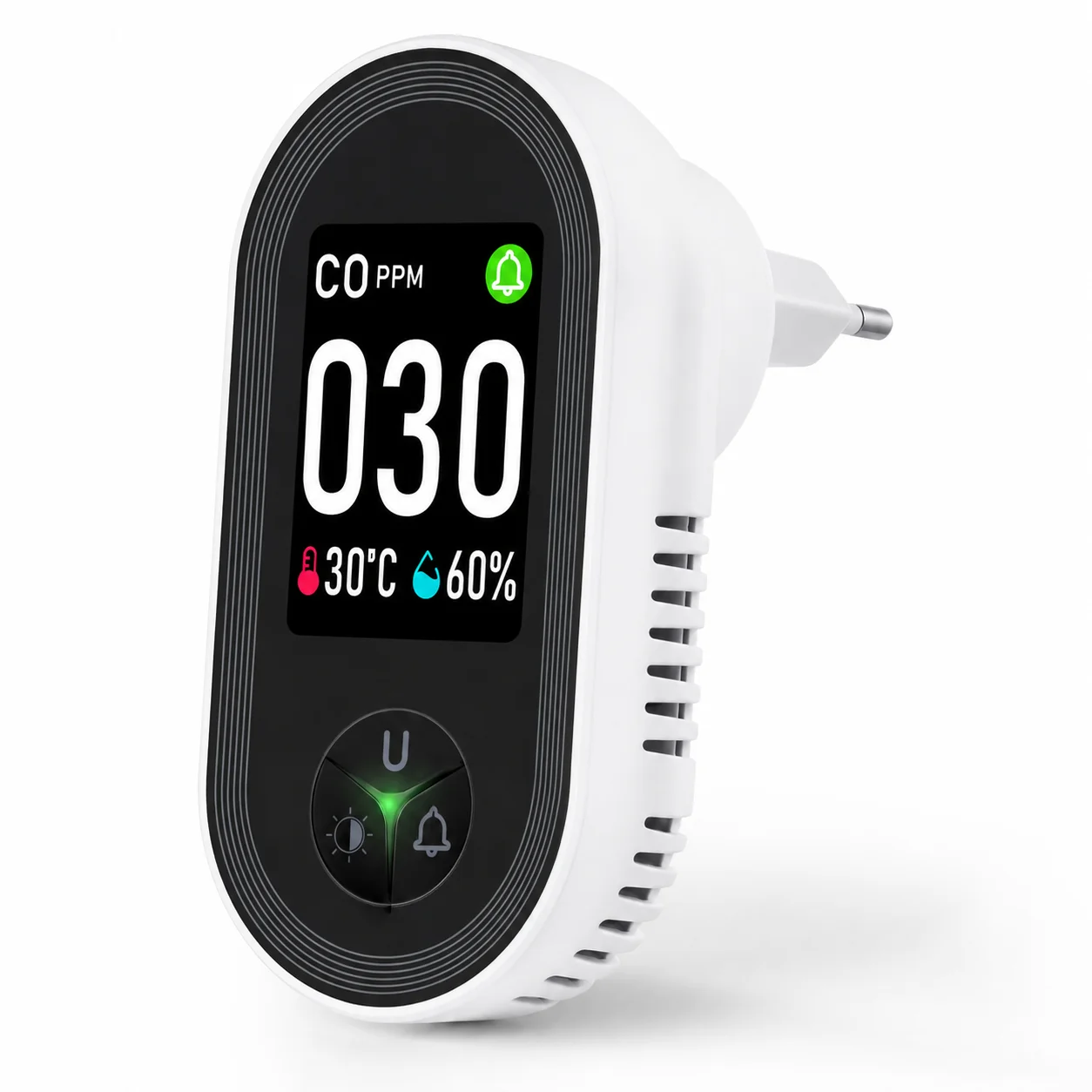 Co Detector Plug - FABISENSE 24D Koolmonoxide Detector, Stekker in