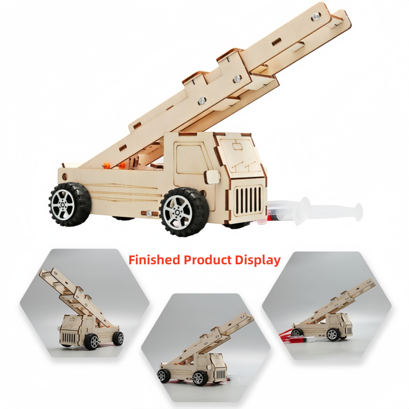 Fire Escape Ladder - DIY houten ladder brandweerwagen modelkit voor