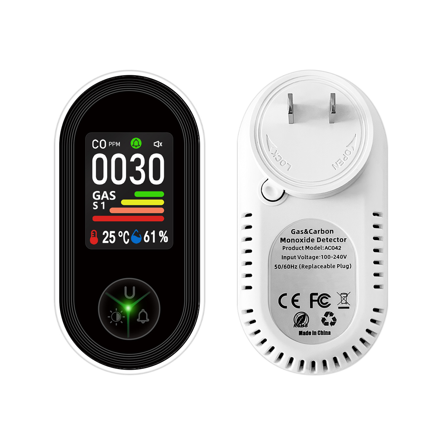 OEM Plug-in 4-in-1 CO-detector - Co Detector Plug recensie en prijs