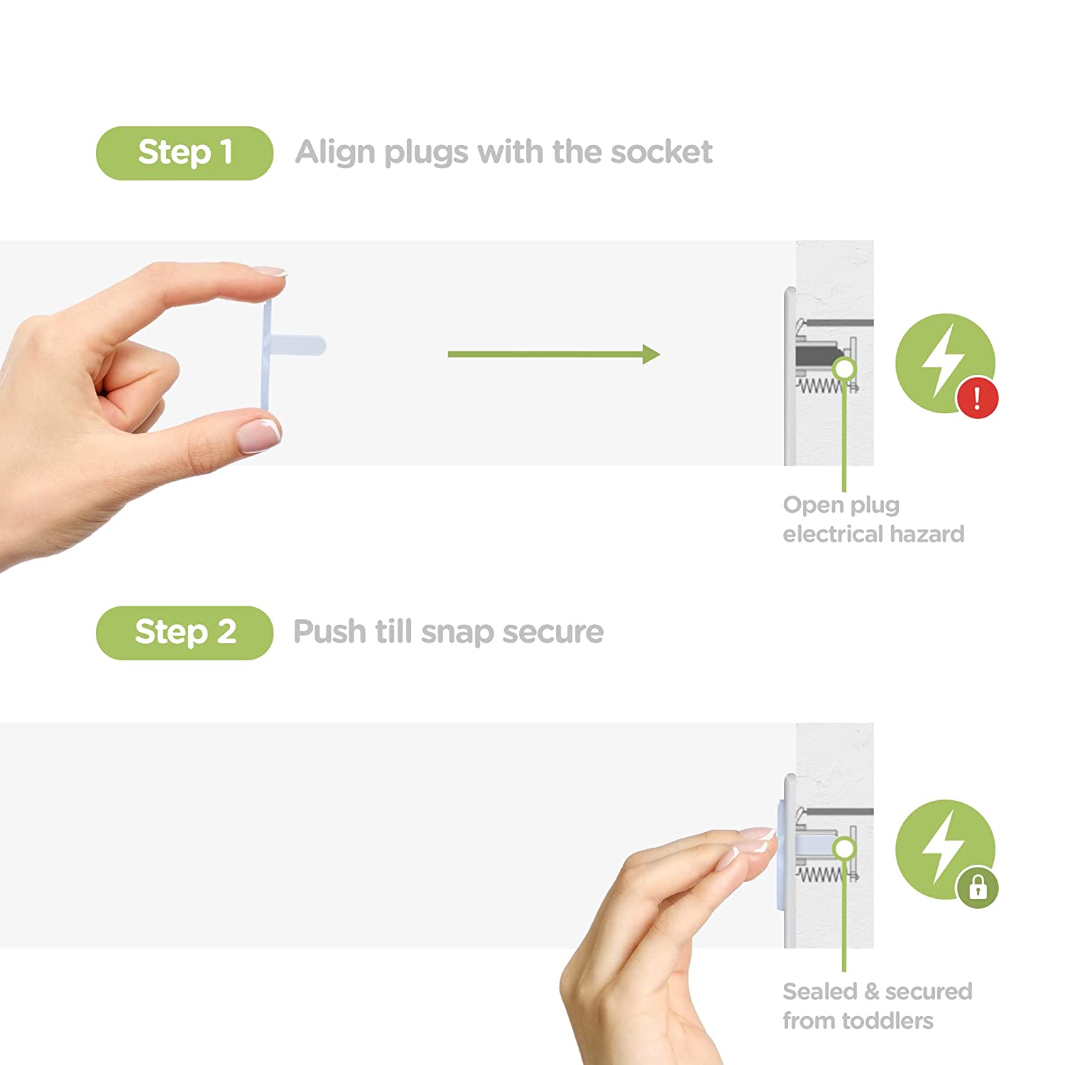 10 stuks stopcontactbeschermer - Outlet Cover Baby recensie en prijs