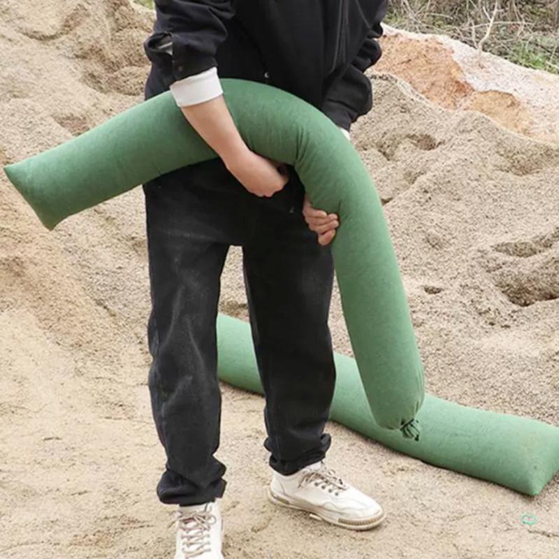 Zware, herbruikbare canvas zan - Flood Barrier Bag recensie en prijs