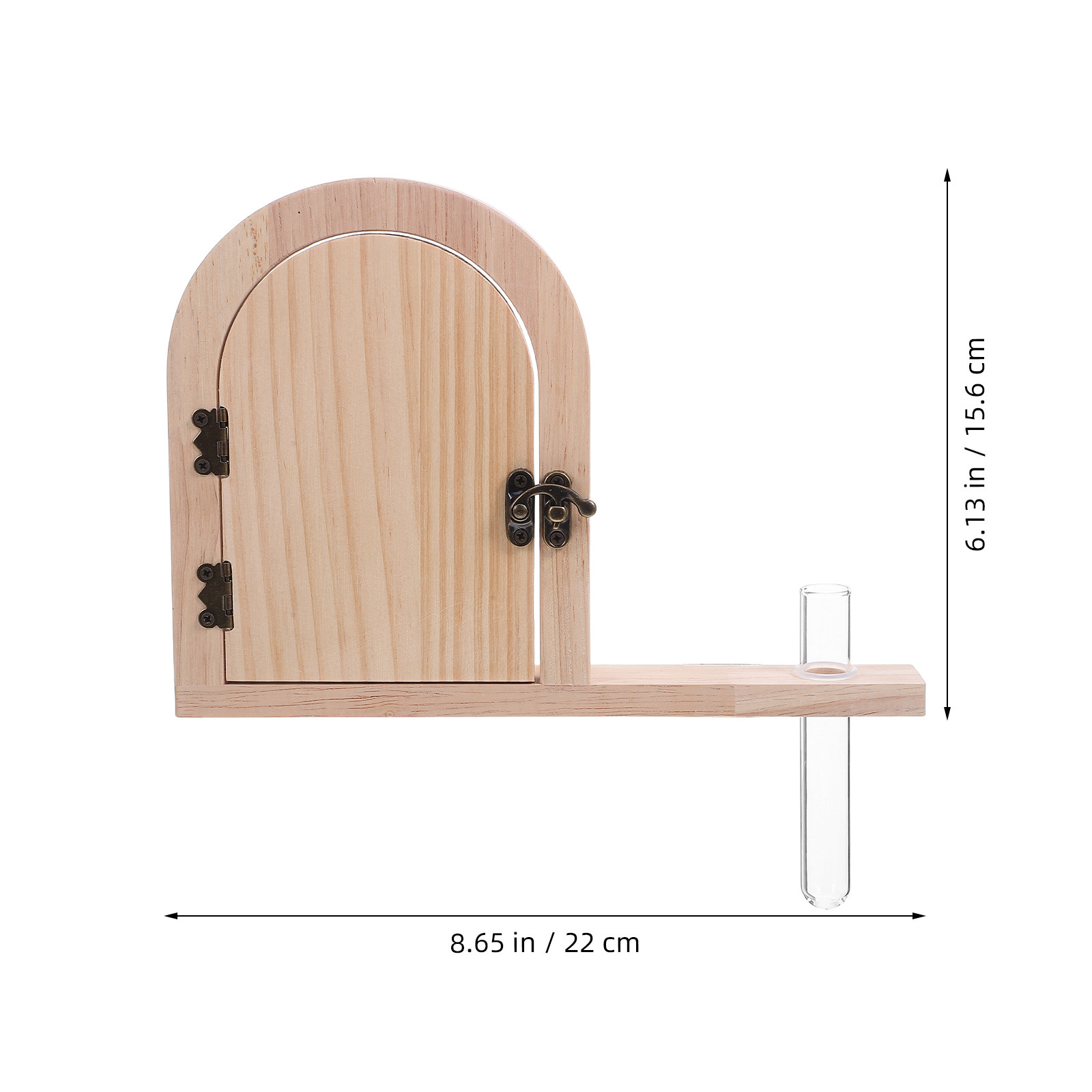 Houten rustieke deurlichtschak - Outlet Cover Baby recensie en prijs
