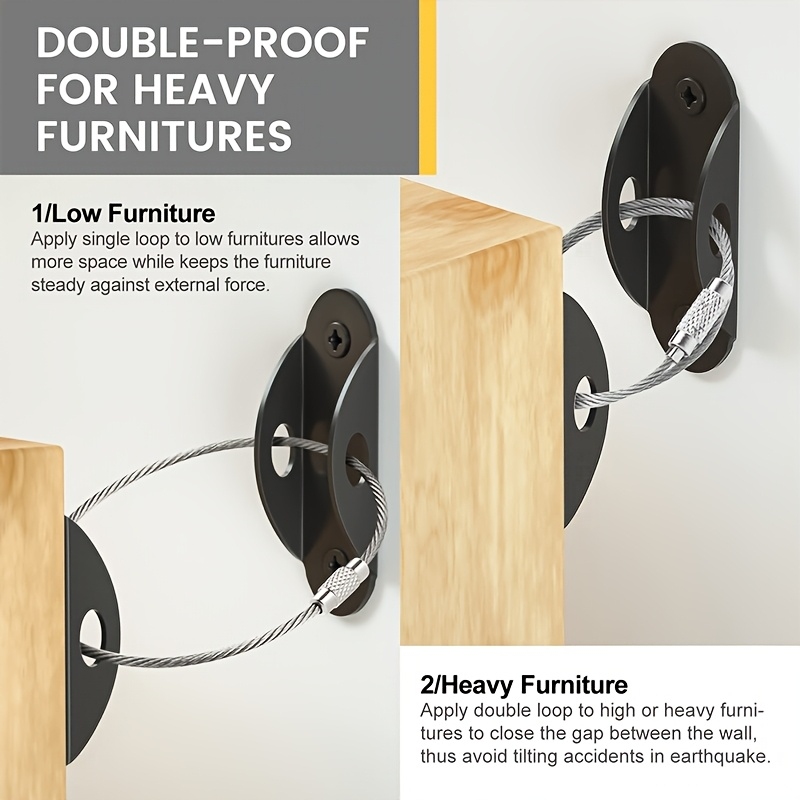 Meubelwandankers met anti-kant - Earthquake Anchor Strap recensie en prijs